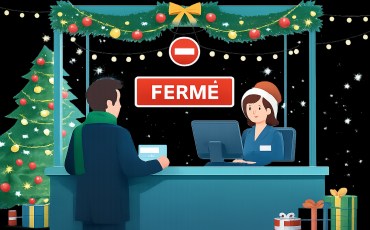 Bureau d’accueil – Horaires pendant les fêtes