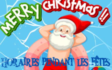 Piscine Hélios – Horaires pendant les fêtes